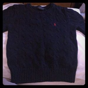 Navy Polo Sweater
